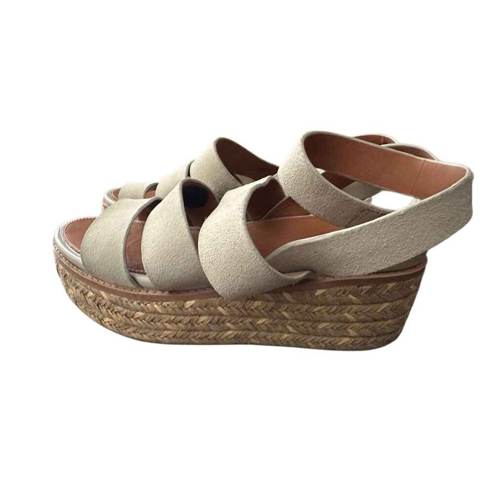 FitFlop Eloise Espadrille Suede Strappy Wedge Sandals